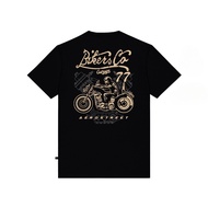 Aerostreet T Shirt Bikers Co 77 Black Kaos T-Shirt Tshirt Aabaa