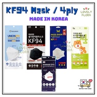 KF94/3D/4py/50pcs/Mask/Made in Korea/ Black, White