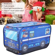 Portable Ice Cream Truck Children Tent Ice Cream Truck Policeman Bus Children Tent Foldable Fire Fig