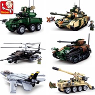 SLUBAN military series toys for kids boys building blocks 758PCS Children's Technic