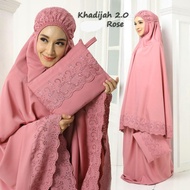 Telekung cotton bag sulam travel  free size best quality from Indonesia