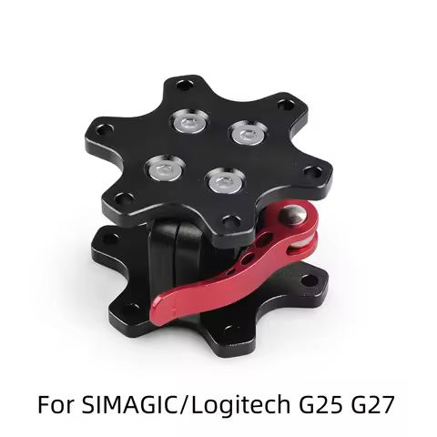 Aluminum 70mm Steering Wheel Quick Release Hub Adapter Q1R for Logitech G25 G27