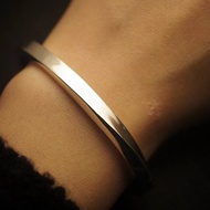 925 純銀簡約線條手鈪 (B12) - 手作