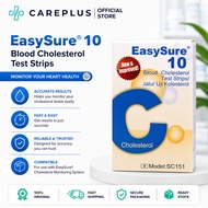 EASYSURE CHOLESTEROL TEST STRIPS 10'S (BOX) (EXP:01/2028)