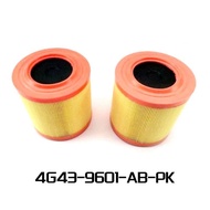 2 Pcs Auto Air Filter Elements Car Air Filter  For Aston Martin DB9 DBS Vantage V8 V12, 4G43-9601-AB