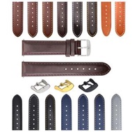 腕時計パーツ 互換品 22mm Smooth Leather Watch Band Strap Compatible with Tudor Watch Dark Brown Gold