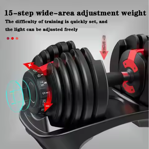 40kg/90 lbs. smart, fast, detachable and adjustable men's household dumbbells, gym weights, fitness