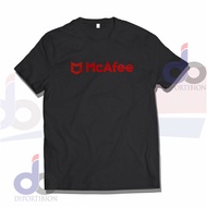 Anti VIRUS LAPTOP LOGO T-SHIRTS / PC MC AFEE LOGO / MC AFEE ANTI VIRUS LOGO T SHIRT