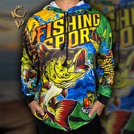 BAJU MANCING JERSEY MANCING KAOS MANCING LENGAN PANJANG UKURAN M. L DAN XL