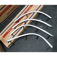Perodua Kelisa Fender Arch Trim Stainless Steel Chrome Garnish
