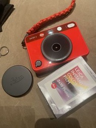 Leica sofort 2紅色即影即有相機+2x10相紙