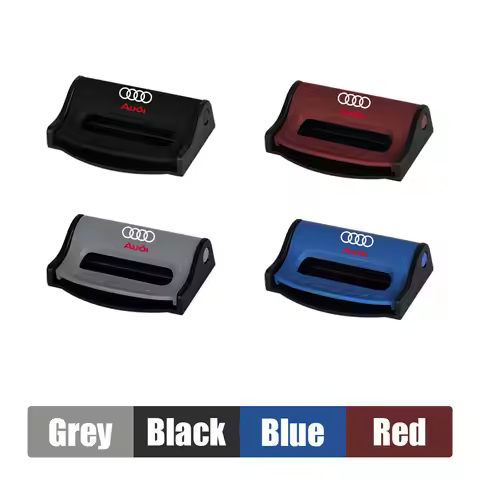 2/4pcs Car Safety Seat Belt Buckle Clip Seatbelt Stopper Adjuster Clips For Audi Q7 A1 A2 A4 B5 B6 A