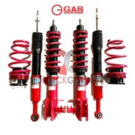 Honda City GN2 / City Hatchback - GAB HE Series Adjustable Suspension / Coilover (Serviceable)