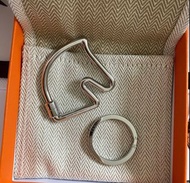 Hermes 馬頭鎖匙扣/多用途/mini evelyne 調節扣