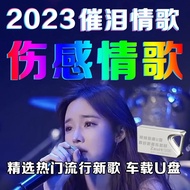 Car USB flash drive music with 2024 popular songs and videos MV network sad lossless high sound qual