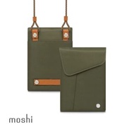 moshi Aro Mini Sacoche 隨身迷你側包(森綠)中性 男女都可以用Mini Sacoche carry-on mini side bag (forest green)