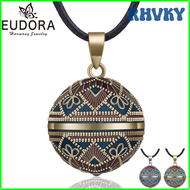 RHVKY EUDORA สร้อยคอลูกบอลฮาร์โมนี่จี้โบลาสไตล์วินเทจสำหรับเครื่องประดับแฟชั่นสำหรับผู้หญิงของขวัญแม