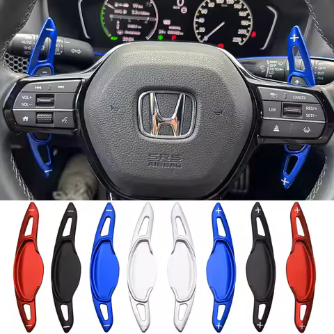 Car Steering Wheel Paddle Shift Extension Stickers For Honda Civic G11 2022-2025, CR-V CRV Accord 20