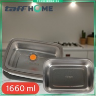 TaffHOME Spill-Proof Lunch Bento Box Stainless Steel 410 - KT275