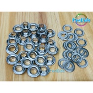 1 gói Khoen ore (mắt cáo) bọc lỗ kèm long đền - đóng bạt da vải … - 5mm đến 16mm