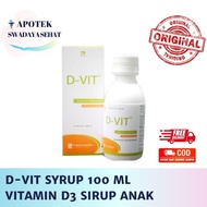 D-VIT Syrup 100 ML - Vitamin D3 Sirup Anak Bayi Dvit D Vit