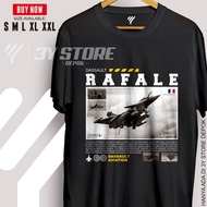 RAFALE Jet Combat T-Shirt Army Collection T-Shirt 2 Men's/Wanita/Children-3Y Store Depok