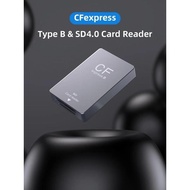 CFeBSD Card v90v60 Two-in-One High-Speed Card Reader USB10G Adapt Nikon Canon R5C/Z6/Z7/Z9