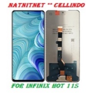 Zc> LCD TS INFINIX HOT 11S / HOT 11S NFC X6810 X6812 X6812B ZERO X PRO ORIGINAL QUALITY