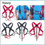 fixory Rock Climb Safety Harness Ascending Girdles Belt Caving Canyoning Survival