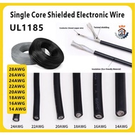 UL1185 Shielded Wire Signal Cable Single Core Shielded Wire Channel Audio Single Core Electronic Cop