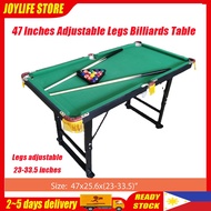 ❀๑✌47*25.6 inches Mini billiard Table for Kids adjustable metal legs billiard table set pool table