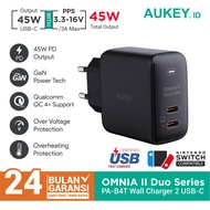 Aukey PA-B4T Omnia II Duo Series USB-C PD 45W PPS Charger