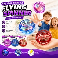 LED Flying Spinner Ball Hover Ball USB Rechargeable Flying Toy Kids Outdoor Interactive Gift