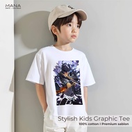 Anime t-shirt solo leveling sung jin woo boys - Anime t-shirt solo leveling jin woo