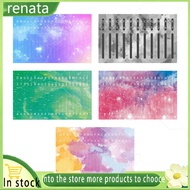 【renata】5Pcs Kalimba 21 Keys Sticker Thumb Piano Decals Keyboard Instruments Spare Parts for Beginne