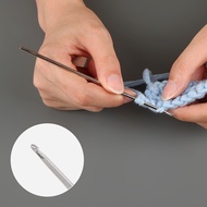 1Pc Metal Lace Crochet Single Head Fine Crochet Lace Flower Coaster Wool Ultra-fine Crochet DIY Croc