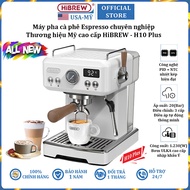 HiBREW H10 Plus 20bar Espresso coffee maker - High-end PID + NTC dual heating system - 58mm brewing 