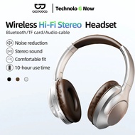 GOOJODOQ Wireless Foldable With Mic Headphone