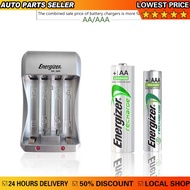 【Original+24hours delivery】 Energizer AA AAA 4 Slots Battery Charger Battery available double a batt
