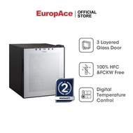 EuropAce 15 Bottles Wine Cooler with Glass Door - EWC 152