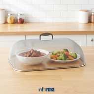 Informa Appetite Square Iron Food Cover - Silver Food Cover Food Cover Food Cover