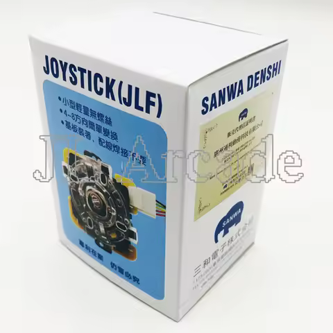 Japan Original Sanwa Joystick JLF-TP-8YT, Square restrictor, Fighting Rocker, 5Pin Cable for Jamma A