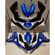 YAMAHA Y16ZR COVER SET COLOR DESIGN BLUE BLACK WITHOUT STICKER Y16