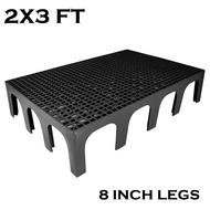 Allied 2X3 Heavy Duty Pet Dog 8 Inches Legs Elevated High Density Plastic Matting