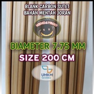 (0_0) CARBON SUTET MENTAH 7.75 MM - 200 CM ("_")