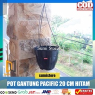 Black Hanging Pot 20 cm Hanging Flower Pot 20 Pacific