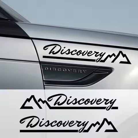 2 Pcs Mountain Graphics DiscoveryDoor Side Sticker Bumper Body Decal For Land Rover Discovery 1 2 3 