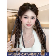 Wig Braids Female Double Ponytail Twist Braids Wig Braids Ponytail Concert Braids Fake Braids Female