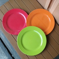 10 inch flat melamine dinner plate, 26cm wide/buffet melamine/party catering