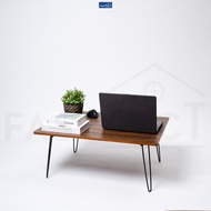 FASTTECT โต๊ะญี่ปุ่นพรีเมี่ยม มินิมอล รุ่นขาเหล็กล็อค ขนาด 60x80 ซม. - ถึก ทน นั่งสบาย ขาไม่ติดโต๊ะ